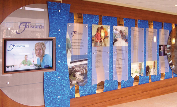 Planned Legacy creates three new integrated donor recognition displays for Benefis Health System